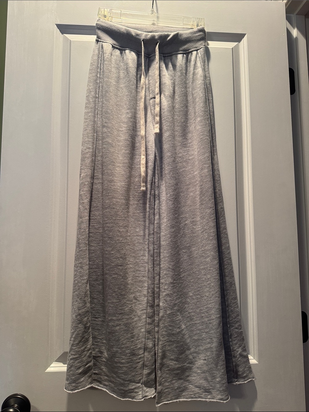 Alternative Light Gray Wide Leg Drawstring Pants